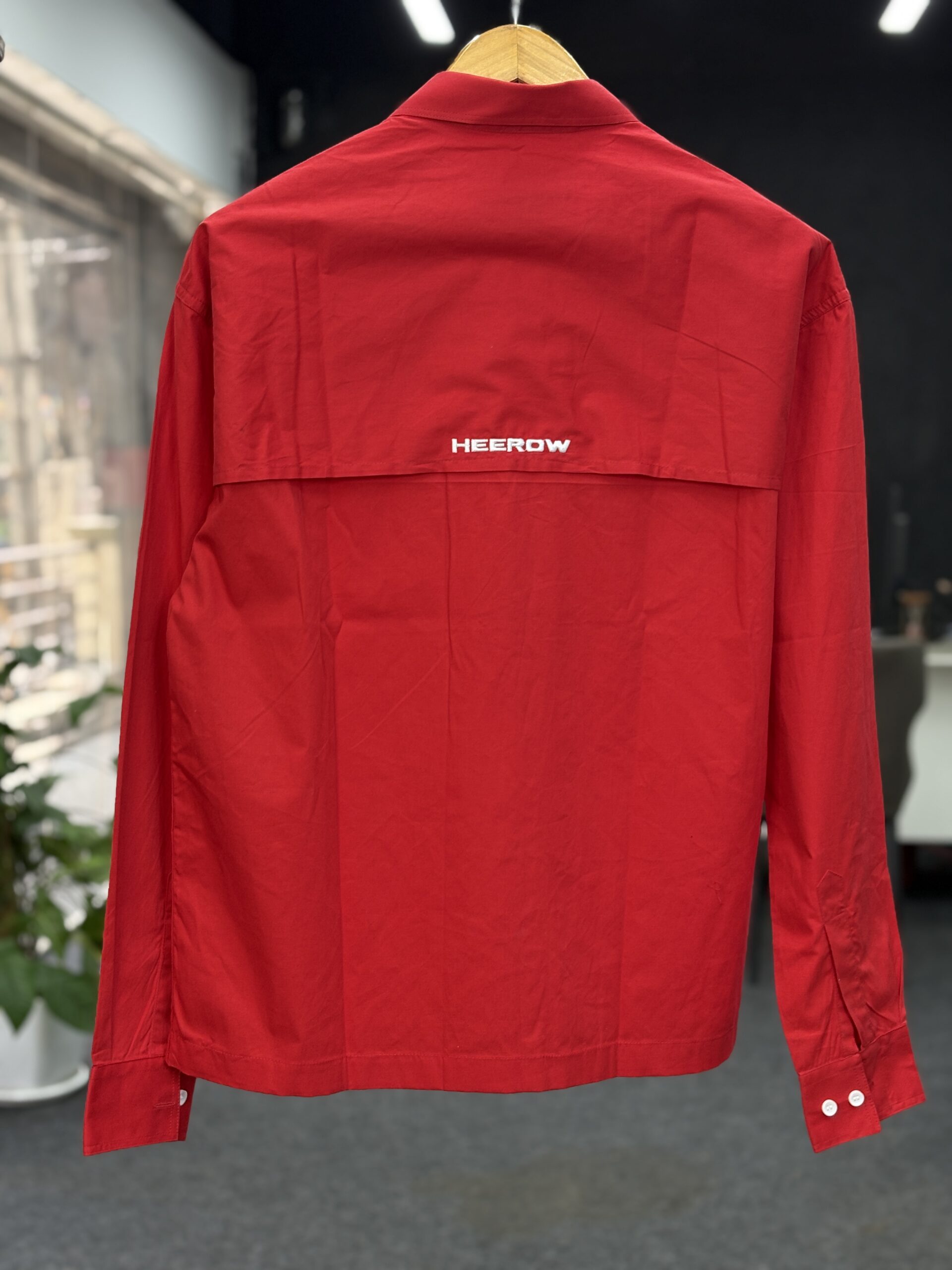 RED SELF MADE (UNISEX ) OVERSIZED SHIRT
