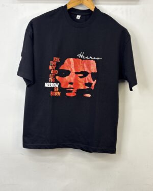REBIRTH- BLACK OVERSIZED TEE